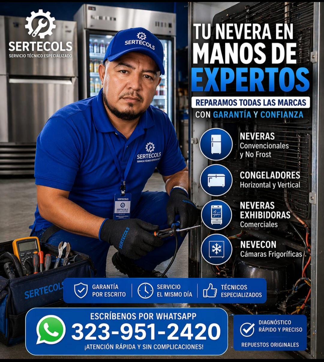 Reparación de Neveras a Domicilio